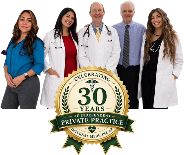 Internal Medicine AZ primary care, family medicine, and geriatric providers serving adults, families, and seniors in Phoenix and Scottsdale